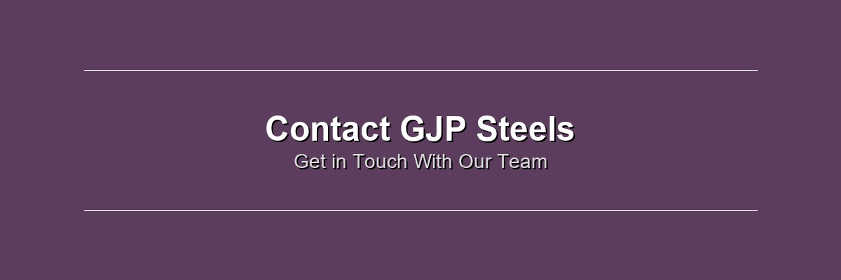 Contact GJP Steels